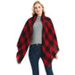 Checkered Pattern Autumn & Winter Ladies Cashmere Scarf, 140 x 140cm