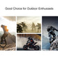 Outdoor activities collage with text 'Good Choice for Outdoor Enthusiasts'
