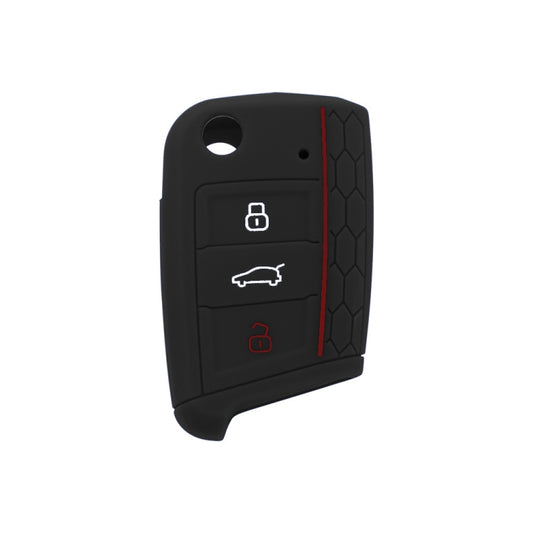 Silicone Key Case Cover for Volkswagen Polo Golf 7/ Skoda, Silicone Key Case