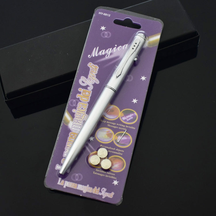 Creative LED UV Light Ballpoint Pen Invisible Ink Pen
