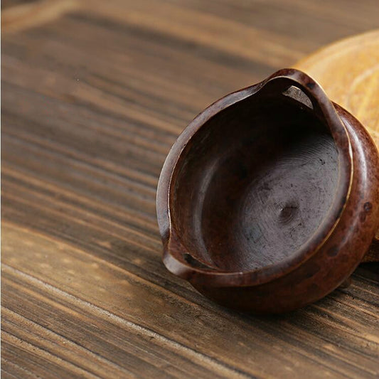 Binaural Incense Burner Pure Copper Household Small Indoor Antique Incense Burner, Three-foot Xuande Furnace, Hand-played Vatican Incense Burner, Bowl-shaped Incense Burner