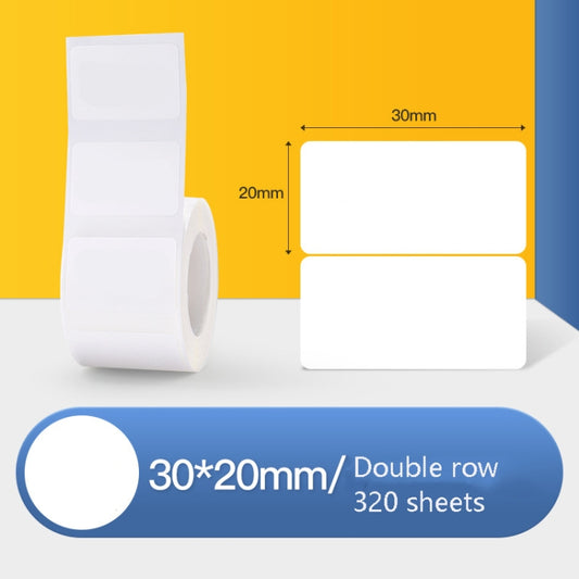 Thermal Label Paper Self-Adhesive Paper Fixed Asset Food Clothing Tag Price Tag for NIIMBOT B11 / B3S, Size: 45x15mm 400 Sheets, 20x10mm 600 Sheets, 25x15mm 460 Sheets, 30x15mm 460 Sheets, 30x20mm 320 Sheets, 30x30mm 230 Sheets, 30x40mm 180 Sheets     ...