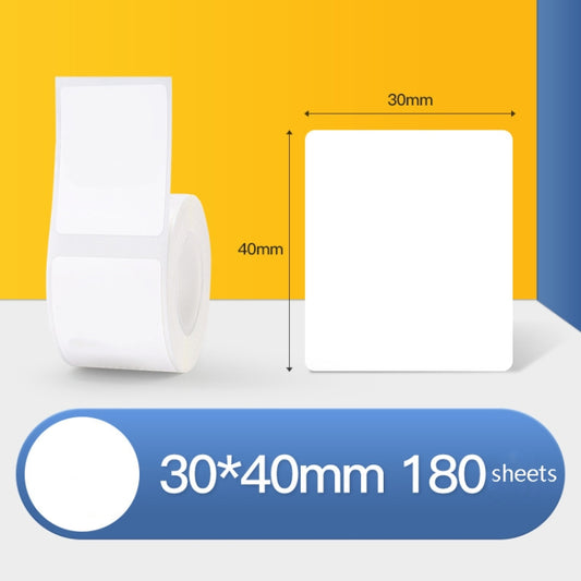 Thermal Label Paper Self-Adhesive Paper Fixed Asset Food Clothing Tag Price Tag for NIIMBOT B11 / B3S, Size: 45x15mm 400 Sheets, 20x10mm 600 Sheets, 25x15mm 460 Sheets, 30x15mm 460 Sheets, 30x20mm 320 Sheets, 30x30mm 230 Sheets, 30x40mm 180 Sheets     ...