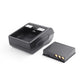Portable Bluetooth thermal printer base with open paper compartment