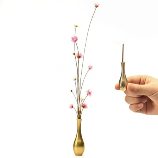 2 PCS Mini Small Vase Incense Tabletop Antique Living Room Flower Arrangement Creative Decoration, Tabletop Antique Vase