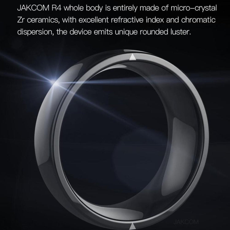 Silver-gray smart ring centered with glowing control icons around it