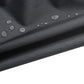 Billiard table dust cover fabric detail, black with water droplet pattern