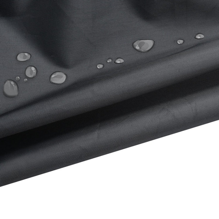 Billiard table dust cover fabric detail, black with water droplet pattern