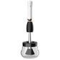 Electric Scrubber USB Rechargeable Makeup Brush Cleaning Machine Automatic Drying Brush Cleaner, Black, White