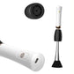 Electric Scrubber USB Rechargeable Makeup Brush Cleaning Machine Automatic Drying Brush Cleaner, Black, White
