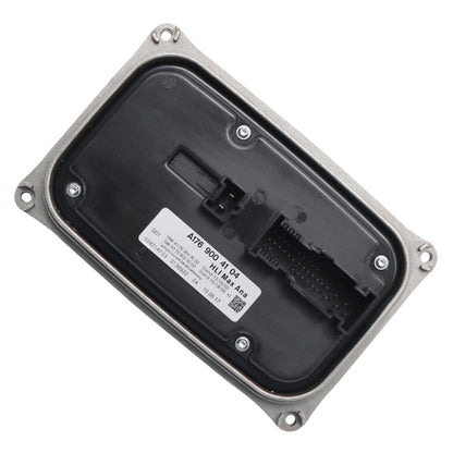 LED headlight control module with black face and multi-pin connector