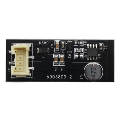 LED tail light driver circuit board with connector and electronic components