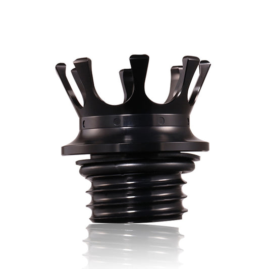 Motorcycle CNC Aluminum Alloy Crown Fuel Tank Cap Suitable For Harley 883 / XL / 1200 / 48 / 72, Black, Black and White, Golden, Silver, Bronze