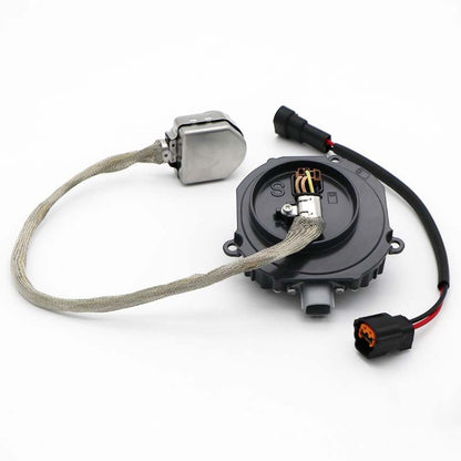 HID headlight ballast module with wiring harness and connectors