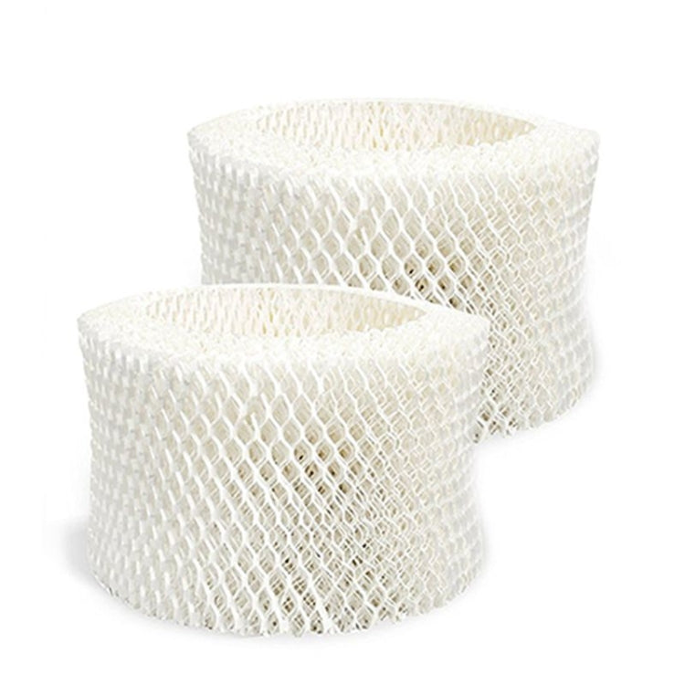 Honeywell-compatible humidifier HEPA filter cartridges (2), white cylindrical mesh