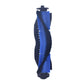 Robot vacuum main brush with blue housing and black rotating bristles