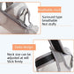 Breathable gray mesh dog mouth cover with secure loop strap