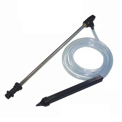 High pressure sandblasting gun nozzle kit with clear suction hose and connector