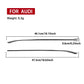 Carbon-fiber gear shift side trim sticker strips with size measurement lines.