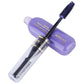 Purple temporary hair color mascara applicator bottle with wand and spare tip