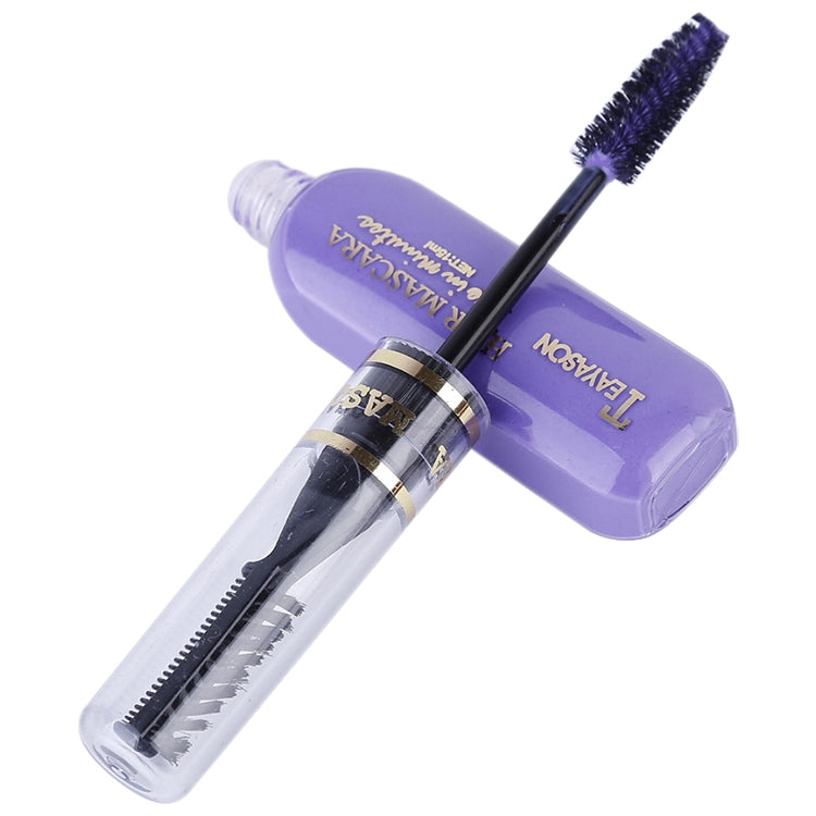 Purple temporary hair color mascara applicator bottle with wand and spare tip