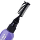 Purple temporary hair color mascara bottle with attached comb applicator