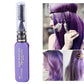 Temporary hair color mascara in purple, squeeze bottle with applicator brush.