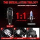 48W High-power LED Spotlight H4 Car Headlight With Solenoid Valve