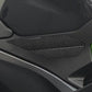 Carbon-fiber style side body sticker, dark gray woven texture, two-piece set