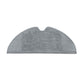 Robot vacuum gray mop cloth pad for wet cleaning, curved shape