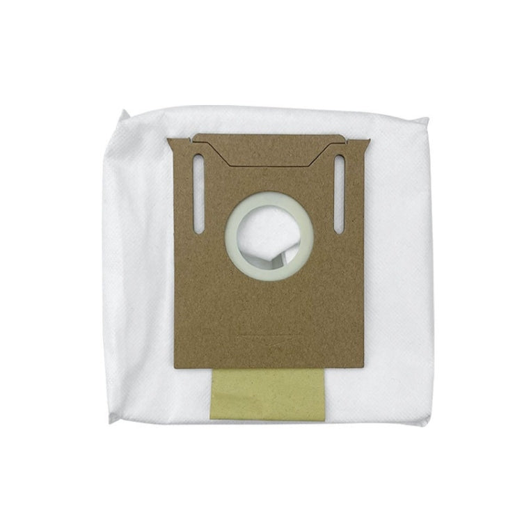 Non-woven robot dust bag for ecovacs T8 T8AIVI MAX, white with brown filter and round inlet