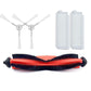 Replacement cleaning kit: side brushes, main roller brush, and two white filters