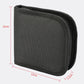 Black sewing kit pouch with height and width dimensions shown