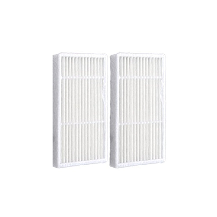 Robot vacuum replacement filter, 2-pack with white pleated pads