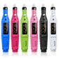Mini USB nail grinder set with blue, pink, green, rose pink, black, and white pens
