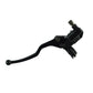 Hydraulic front disc brake pump with lever and outlet fitting