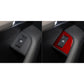 For 2017-2021 Skoda Octavia Left-Hand Drive 8pcs /Set Window Switch Panel Sticker, Left-Hand Drive