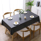 Black PVC waterproof disposable tablecloth, square table covering