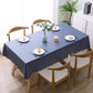 Navy blue PVC waterproof disposable tablecloth, square table covering