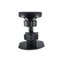 Black adjustable mount bracket with ball joint, phone clamp, and round base