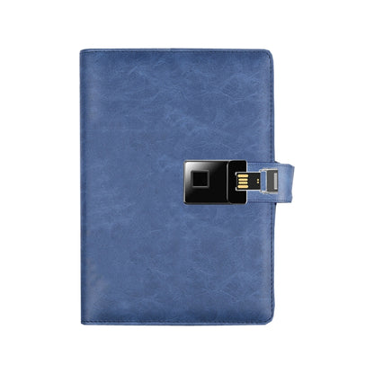 A5 Multi-Function Fingerprint Unlocking Notebook Can Record 10 Fingerprints, Fingerprint Lock + 16G U Disk, Only With Fingerprint Lock