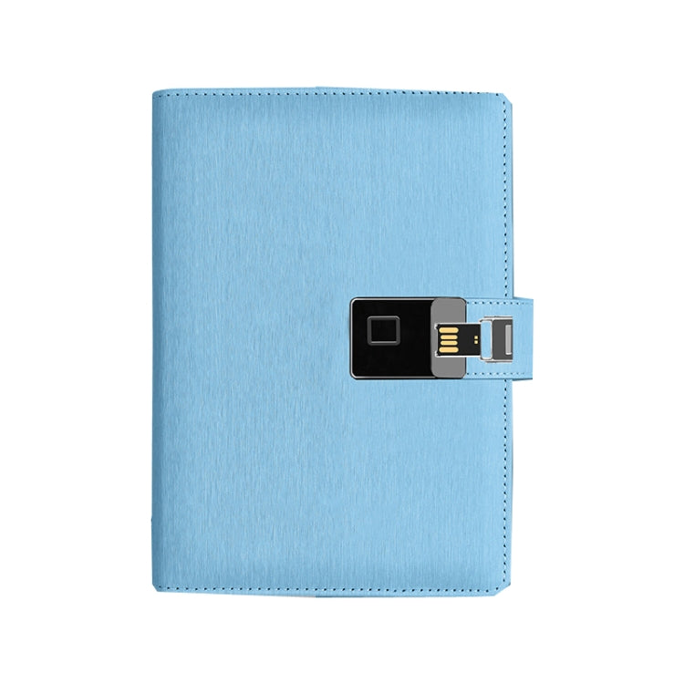 A5 Multi-Function Fingerprint Unlocking Notebook Can Record 10 Fingerprints, Fingerprint Lock + 16G U Disk, Only With Fingerprint Lock