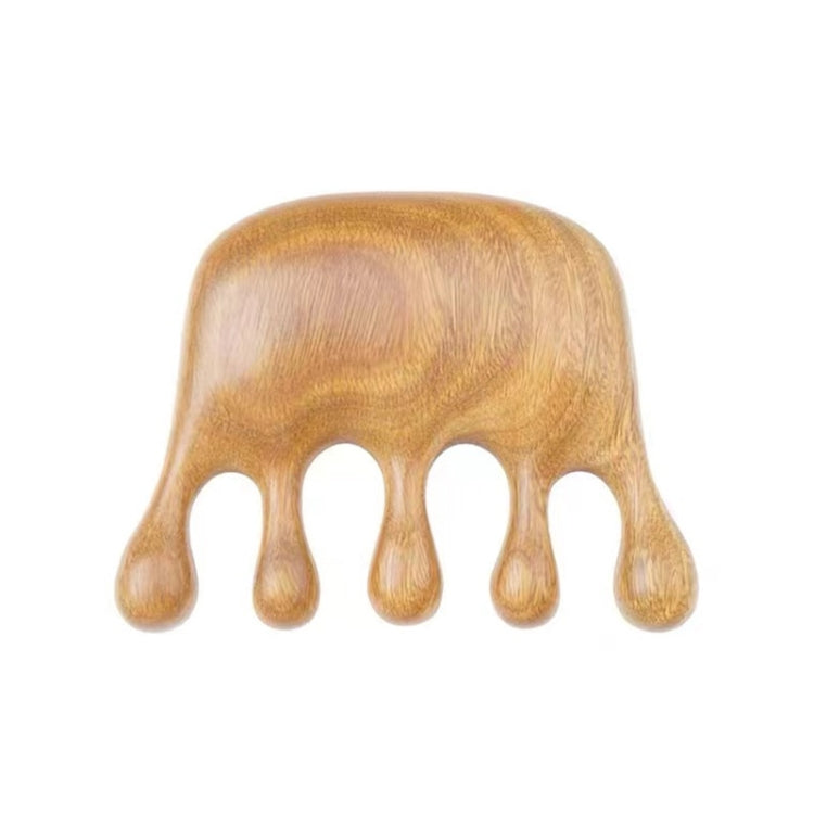 Green Sandalwood Massage Comb, 8x6cm