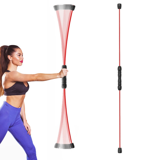 Fiberglass + Silicone Fitness Elastic Corps Training Tremor Stick, Training Tremor Stick(Detachable Reinforcement)