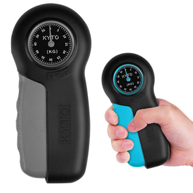 KYTO 2324 Strength Ergometer Pointer Finger Training Grip, Blue Black, Gray Black