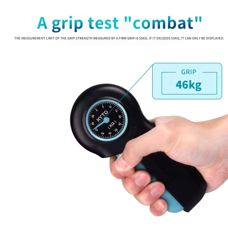 KYTO 2324 Strength Ergometer Pointer Finger Training Grip, Blue Black, Gray Black