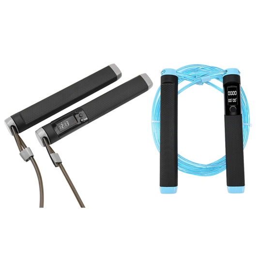 KYTO 2200 Calorie Counting Electronic Double Color Skipping Rope For Test, Rope Length:3m, KYTO 2200 (Gray), KYTO 2200 (Blue)