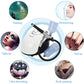 Oxygen facial spray device with spray bottle and multi-use graphic icons