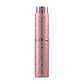 2 PCS Embossed Rotating Perfume Bottle Metal Discharge Bottle Sterilizing Alcohol Spray Bottle, 10ml