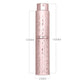 2 PCS Embossed Rotating Perfume Bottle Metal Discharge Bottle Sterilizing Alcohol Spray Bottle, 10ml